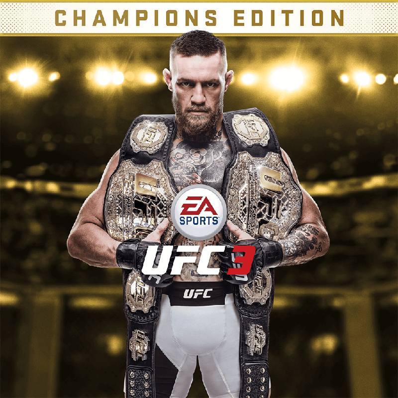 UFC 3 box art for Xbox One